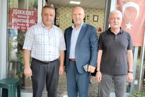 GENEL BAŞKAN\\\'DAN IŞIKKENT MUHTARINA ZİYARET