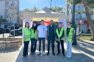 AFADER İZMİR ŞUBE BAŞKANLIĞI GAZİEMİRDE STAND AÇARAK TANITIM YAPTI