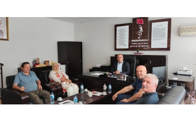 HALK EĞİTİM MÜDÜRÜNE HAYIRLI OLSUN ZİYARETİMİZ