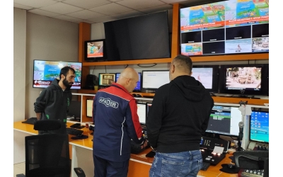 BAŞKAN BİLİR ELAZIĞ KANAL FIRAT TV'E ZİYARETTE BULUNDU