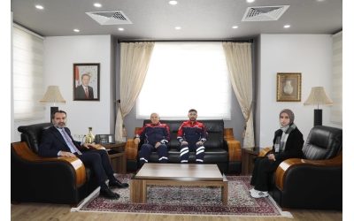 ELAZIĞ BELEDİYE BAŞKANI ŞERİFOĞULLARI'NA MAKAMINDA ZİYARET GERÇEKLEŞTİRİLDİ