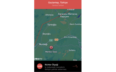 Gaziantep Nurdağı 4.6 Deprem 