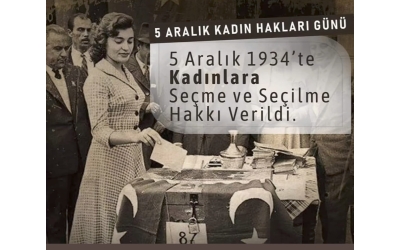 DÜNYA KADIN HAKLARI GÜNÜ KUTLU OLSUN 