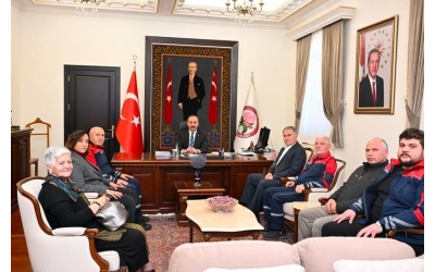 AFADER YÖNETİMİNDEN VALİ ERİN'E ZİYARET