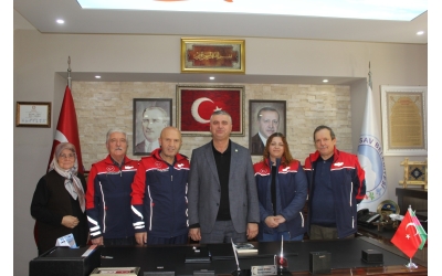 GENEL BAŞKAN VE HEYETİ SAV BELEDİYE BAŞKANINA ZİYARET GERÇEKLEŞTİRDİ