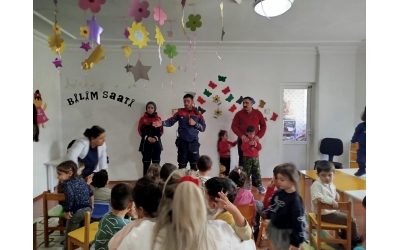 ELAZIĞ'DA MİNİKLERİMİZE DEPREM EĞİTİMİ YAPILDI