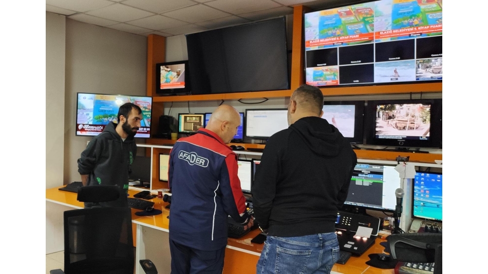 BAŞKAN BİLİR ELAZIĞ KANAL FIRAT TV'E ZİYARETTE BULUNDU