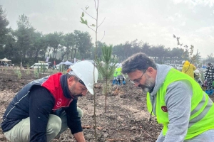 İZMİR ŞUBE BAŞKANLIĞI FİDAN DİKİMİ YAPTI