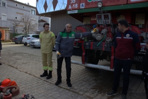 İzmir'de Orman ve Kırsal Alan Yangınlarına Müdahale Eğitimi