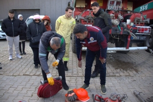 İzmir'de Orman ve Kırsal Alan Yangınlarına Müdahale Eğitimi