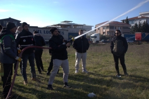İzmir'de Orman ve Kırsal Alan Yangınlarına Müdahale Eğitimi