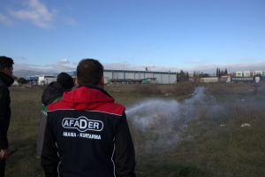 İzmir'de Orman ve Kırsal Alan Yangınlarına Müdahale Eğitimi