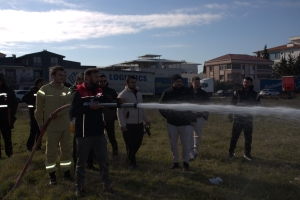 İzmir'de Orman ve Kırsal Alan Yangınlarına Müdahale Eğitimi