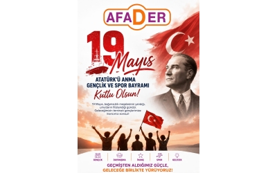19 Mayıs Gençlik Spor Bayramı Kutlu Olsun