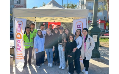 AFADER İZMİR ŞUBE BAŞKANLIĞI GAZİEMİR'DE STAND AÇARAK TANITIM YAPTI