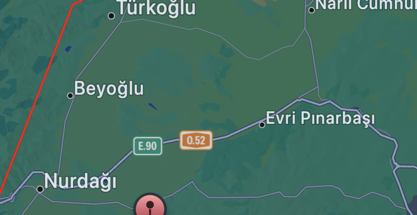 Gaziantep Nurdağı 4.6 Deprem 