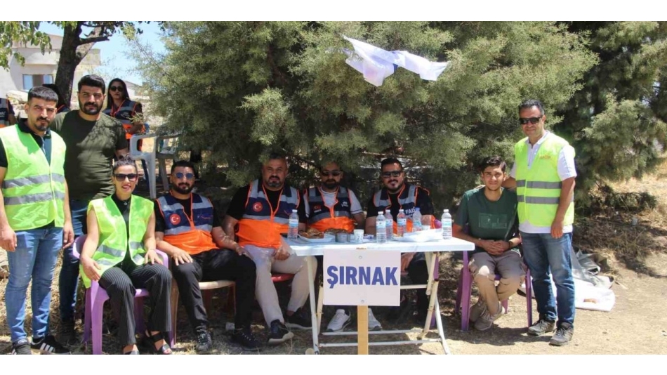 Şırnak Afad Gönüllüleri Piknikte Buluştu