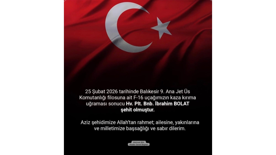 ŞEHİDİMİZİN MEKANI CENNET OLSUN