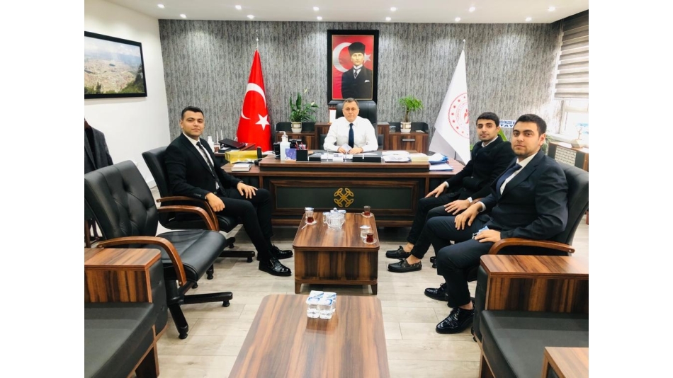 HATAY ŞUBEMİZ YÖNETİM KURULU GENÇLİK SPOR İL MÜDÜRÜNE HOŞ GELDİNİZ ZİYARETİ YAPTI