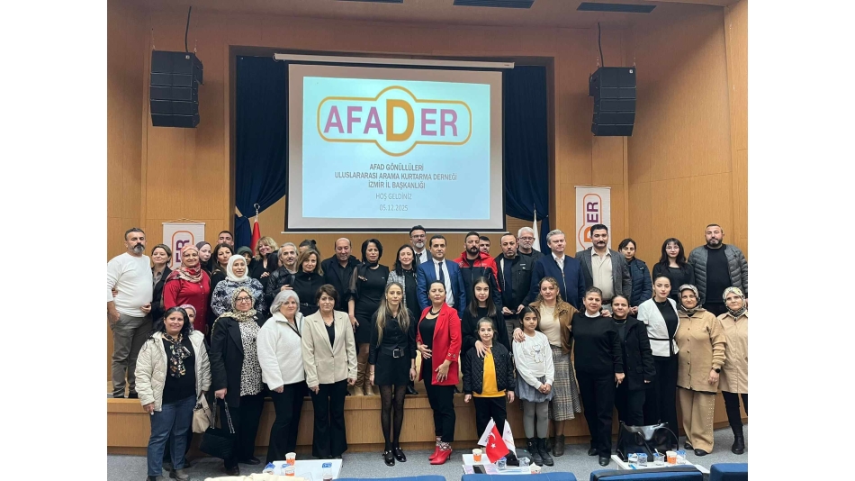 Afader İzmir İl kadın kollarından'dan Teşekkür Mesajı