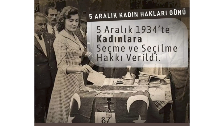 DÜNYA KADIN HAKLARI GÜNÜ KUTLU OLSUN