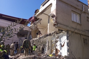 DEPREM BÖLGESİ GAZİANTEP NURDAĞI'NDAYIZ