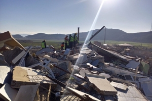 DEPREM BÖLGESİ GAZİANTEP NURDAĞI'NDAYIZ