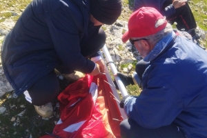 KOVADA AKBELEN ZİRVE BAYRAK DİKİM ETKİNLİĞİ