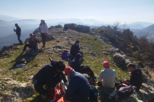 KOVADA AKBELEN ZİRVE BAYRAK DİKİM ETKİNLİĞİ