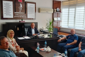 HALK EĞİTİM MÜDÜRÜNE HAYIRLI OLSUN ZİYARETİMİZ