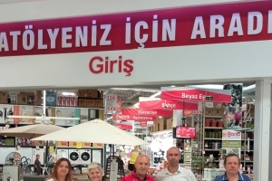 AFADER BANİO AİLESİNİ ZİYARETTE BULUNDU