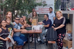 217 ÖĞRENCİYE KIRTASİYE YARDIMI YAPILDI