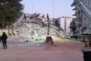 DEPREM BÖLGESİ GAZİANTEP NURDAĞI'NDAYIZ