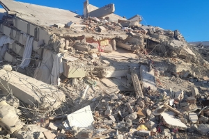 DEPREM BÖLGESİ GAZİANTEP NURDAĞI'NDAYIZ