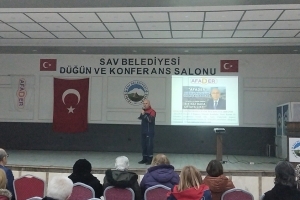 SAV BELEDİYE BAŞKANLIĞI İLE AFETLERE HAZIRLIK KONFERANSI YAPILDI