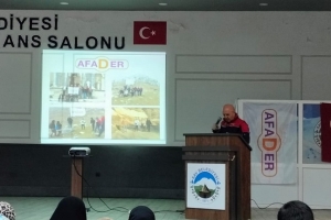 SAV BELEDİYE BAŞKANLIĞI İLE AFETLERE HAZIRLIK KONFERANSI YAPILDI