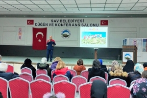 SAV BELEDİYE BAŞKANLIĞI İLE AFETLERE HAZIRLIK KONFERANSI YAPILDI