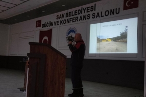 SAV BELEDİYE BAŞKANLIĞI İLE AFETLERE HAZIRLIK KONFERANSI YAPILDI