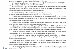 AFADER DERNEK TÜZÜĞÜ