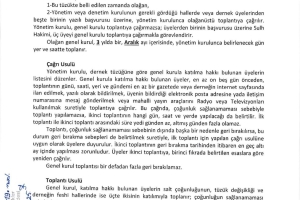 AFADER DERNEK TÜZÜĞÜ