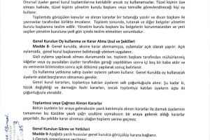 AFADER DERNEK TÜZÜĞÜ