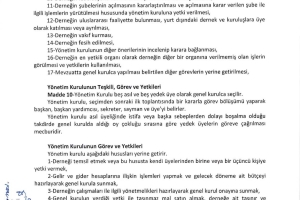 AFADER DERNEK TÜZÜĞÜ