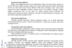 AFADER DERNEK TÜZÜĞÜ