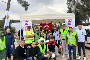 İZMİR ŞUBE BAŞKANLIĞI FİDAN DİKİMİ YAPTI