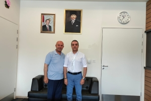 BAŞKAN BİLİR'DEN BAŞHEKİM DİRİK'E MAKAMINDA ZİYARET