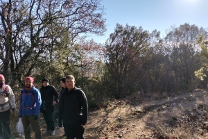 KOVADA AKBELEN ZİRVE BAYRAK DİKİM ETKİNLİĞİ