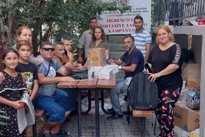 217 ÖĞRENCİYE KIRTASİYE YARDIMI YAPILDI