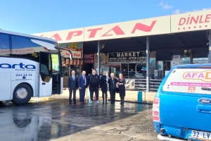 KAPTAN DİNLENME TESİSLERİNE ZİYARETTE BULUNDUK