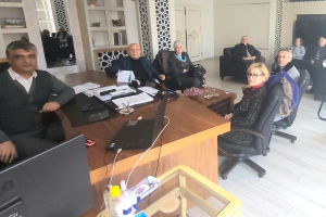 Yönetim ve Kadın Kolları Kurulu Öğretmen Evi Müdürlüğüne Ziyarette bulunduk.