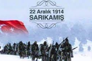 SARIKAMIŞ ŞEHİTLERİMİZİ SAYGIYLA ANIYORUZ